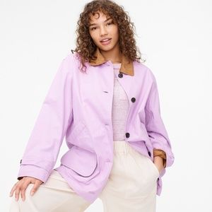 J. Crew Relaxed Women’s Barn Jacket, Vivid Lilac, NWT S